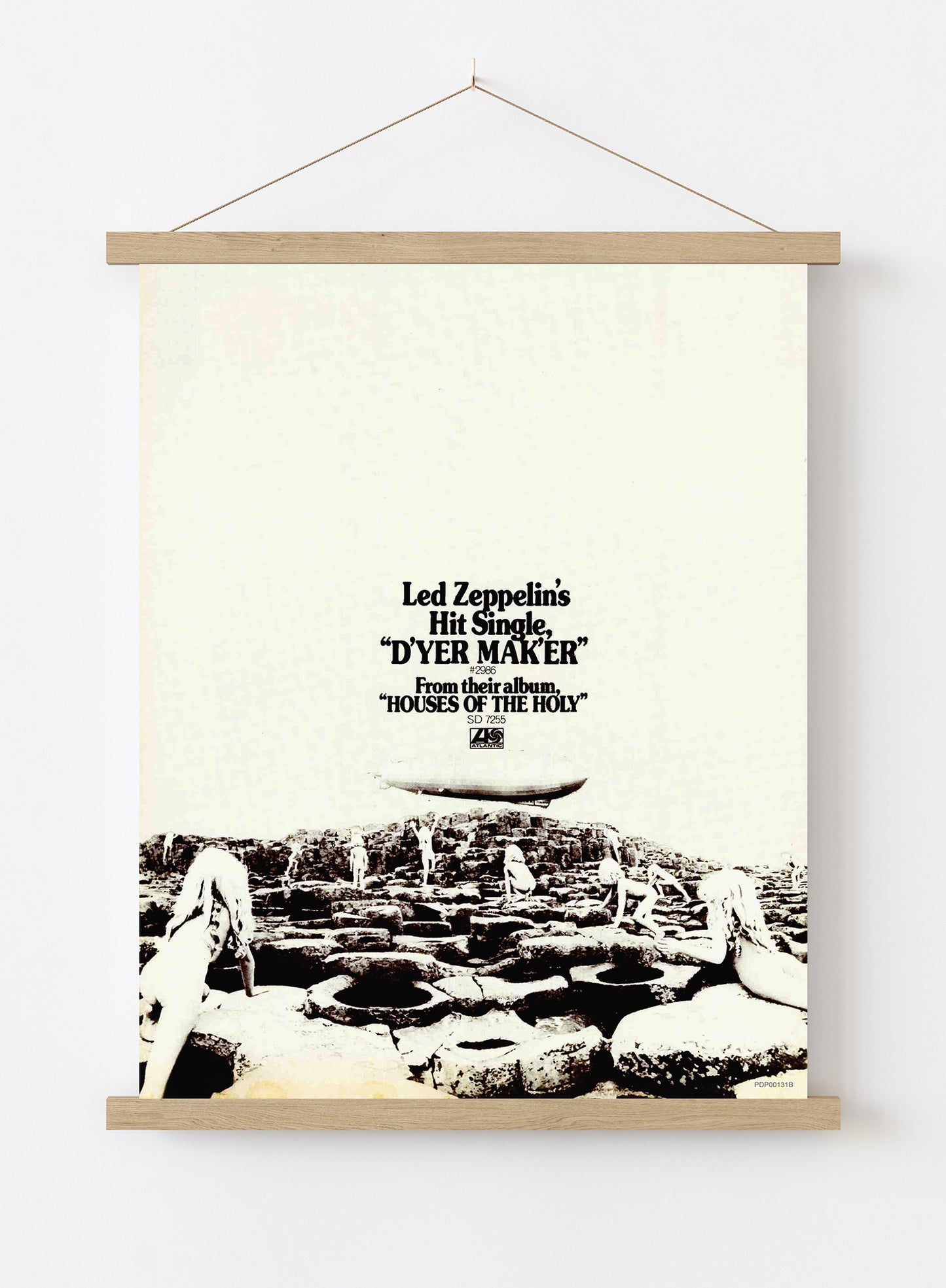 Led Zeppelin  "D'yer Mak'er" advertisement Poster Art Print 30x40m Vintage Poster Wall Art Print Hanger