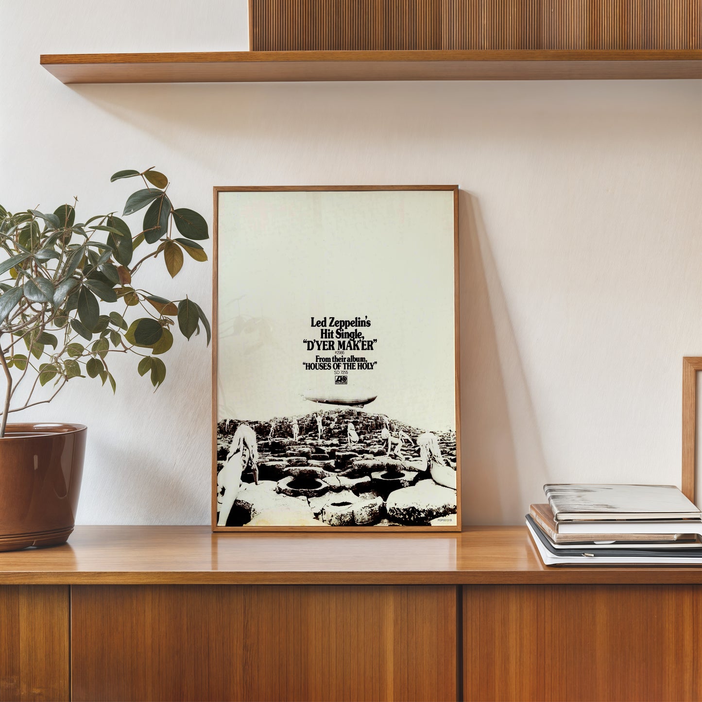 Led Zeppelin  "D'yer Mak'er" advertisement Poster Art Print 30x40m