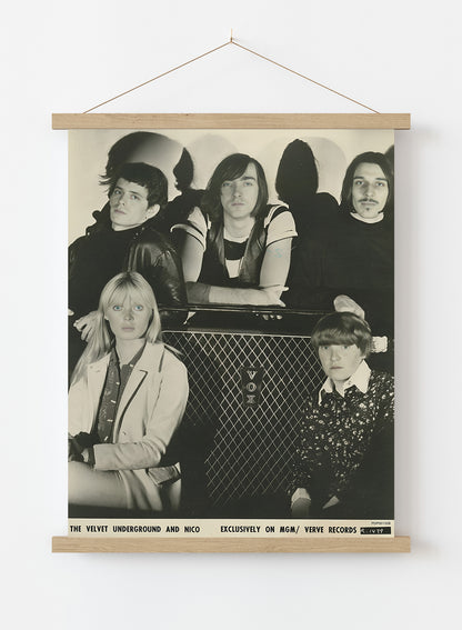 The Velvet Underground and Nico Advertisement Poster Art Print 30x40m Vintage Poster Wall Art Print Hanger