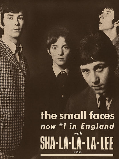 The Small Faces Advertisement Poster Art Print 30x40m