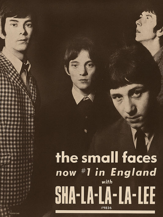 The Small Faces Advertisement Poster Art Print 30x40m