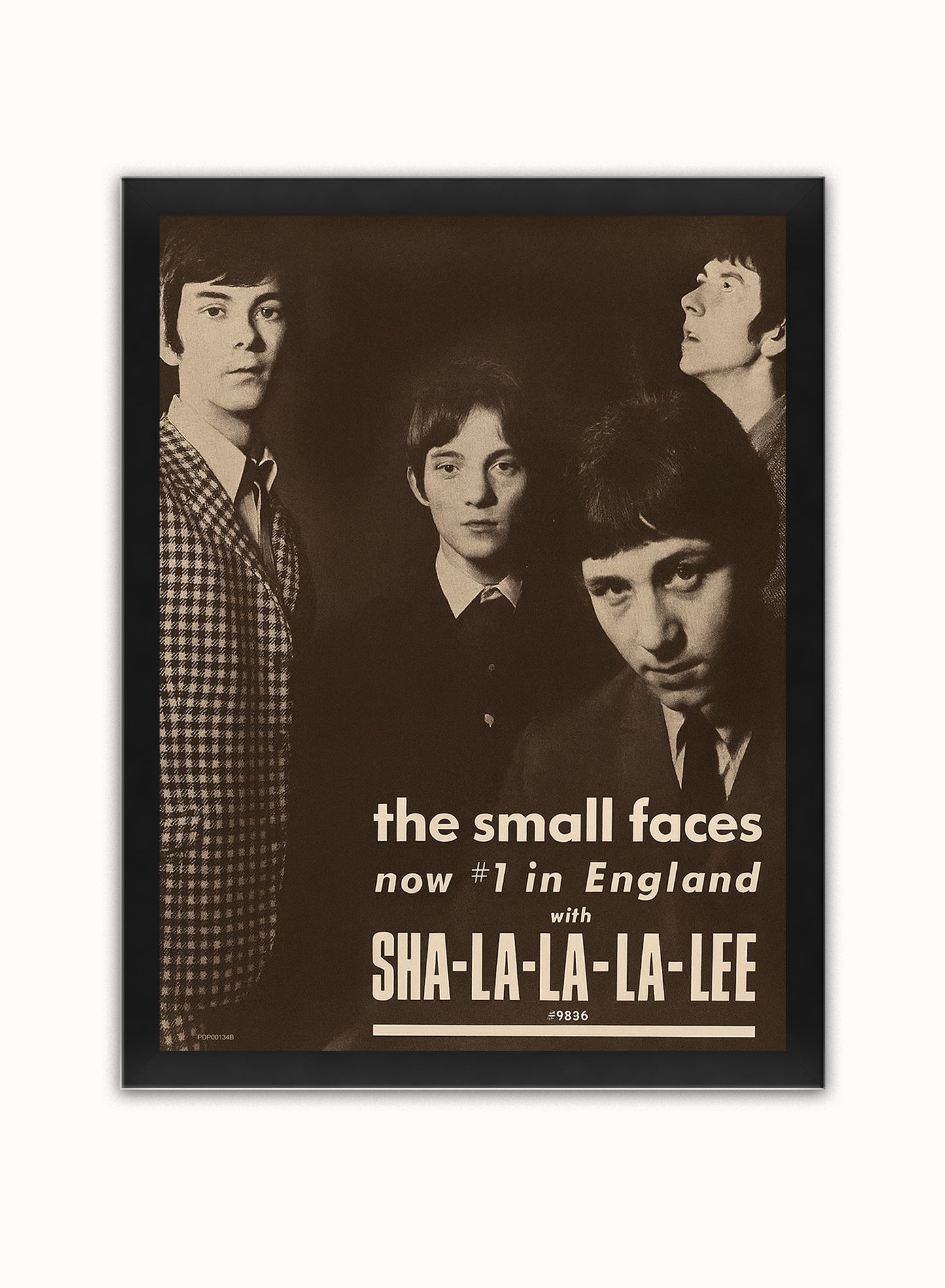 The Small Faces Advertisement Poster Art Print 30x40m Vintage Poster Wall Art Print Black Frame