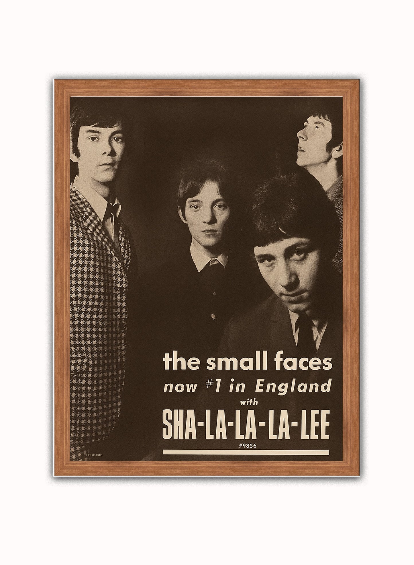 The Small Faces Advertisement Poster Art Print 30x40m Vintage Poster Wall Art Print Dark Wood