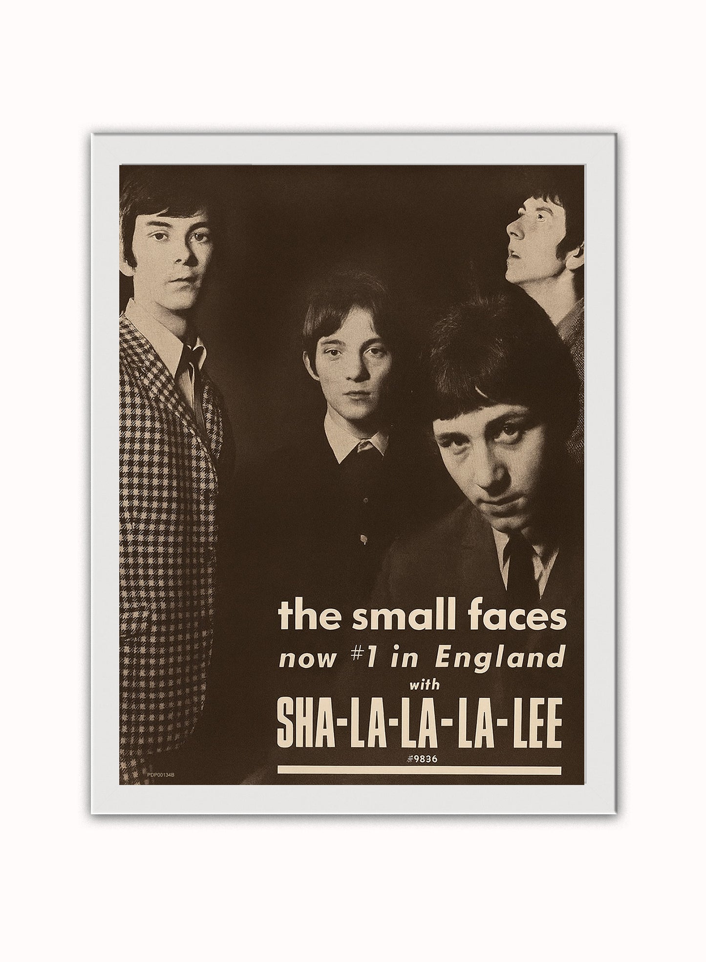 The Small Faces Advertisement Poster Art Print 30x40m Vintage Poster Wall Art Print White Frame