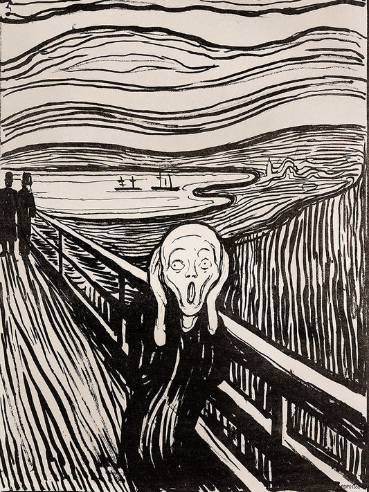Edvard Munch The Scream Art Print 30x40cm