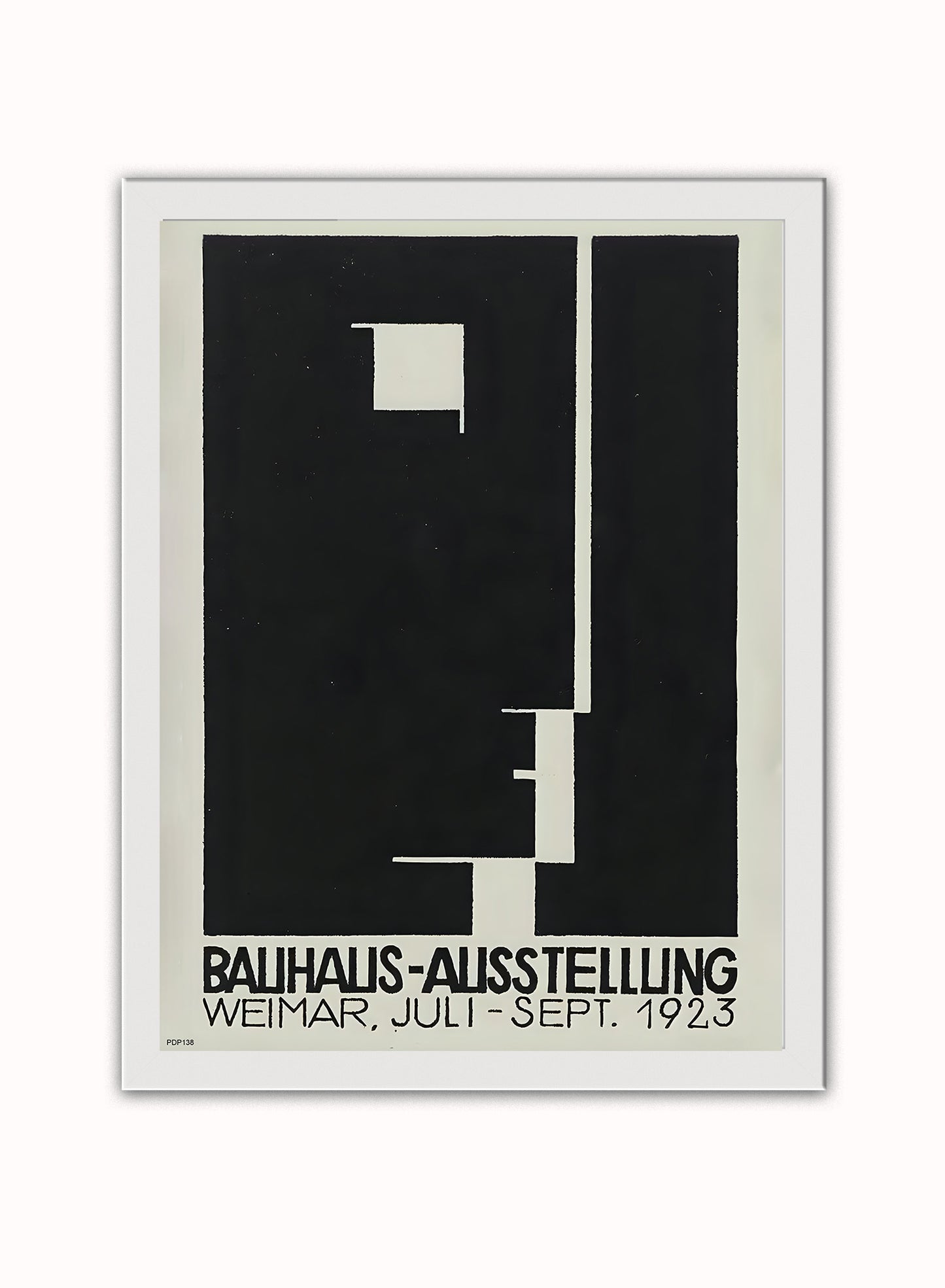 Bauhaus Print Set of 3 with White Frames | Mid-Century Modern Wall Art Bundle | Save £25
