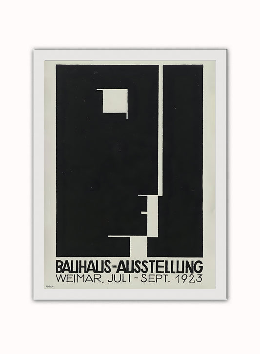 Bauhaus Print Set of 3 with White Frames | Mid-Century Modern Wall Art Bundle | Save £25