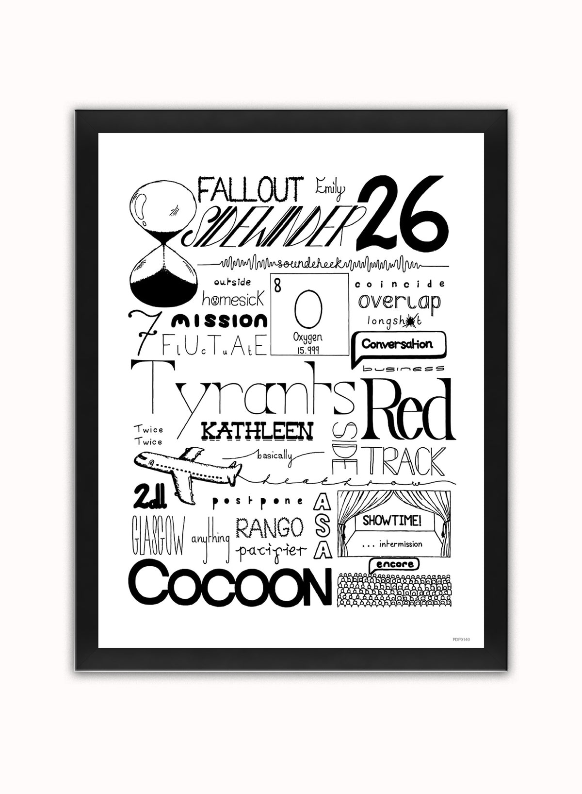 Catfish and the Bottleman Lyrics Art Print