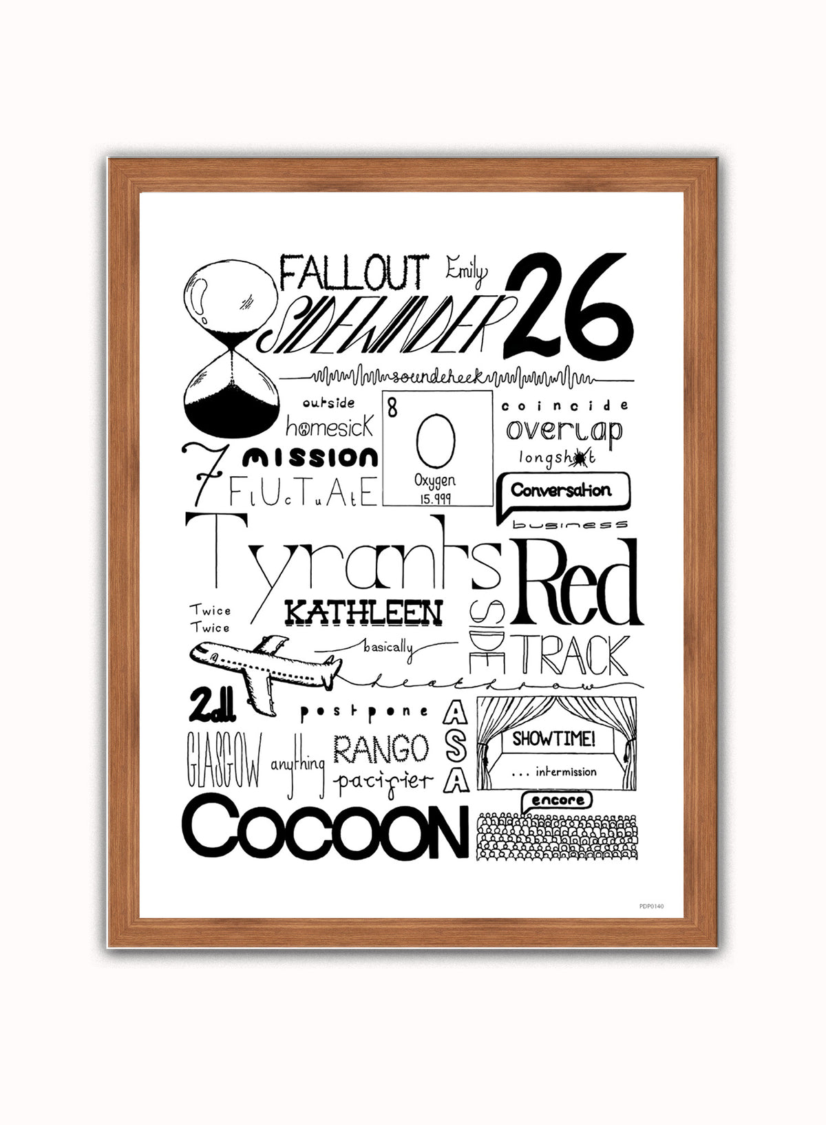 Catfish and the Bottleman Lyrics Art Print