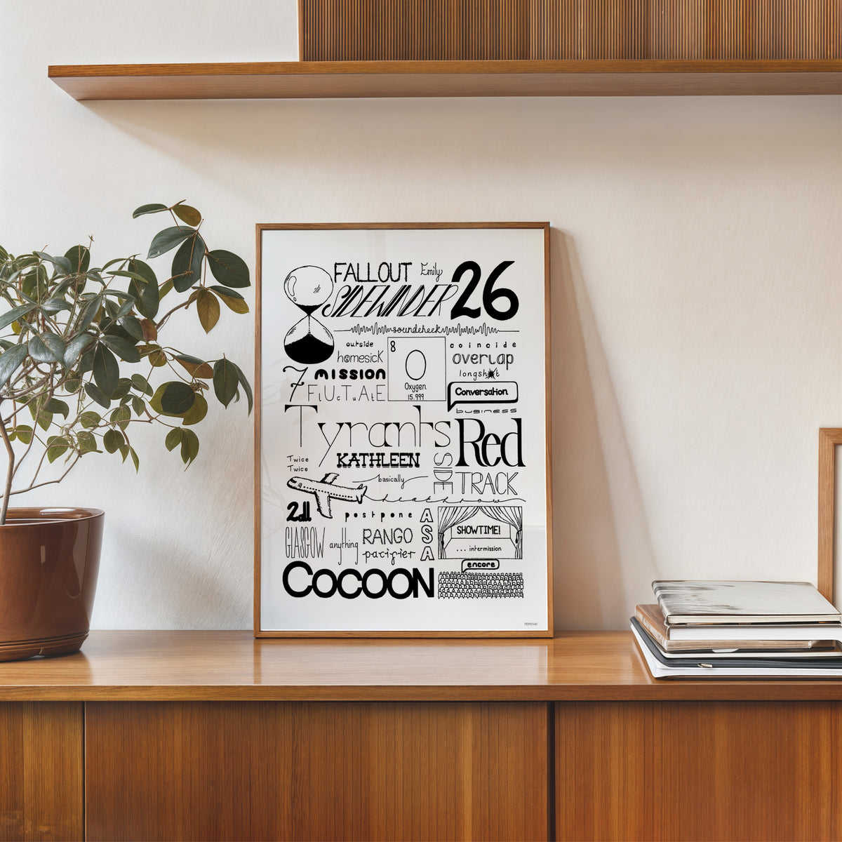 Catfish and the Bottleman Lyrics Art Print
