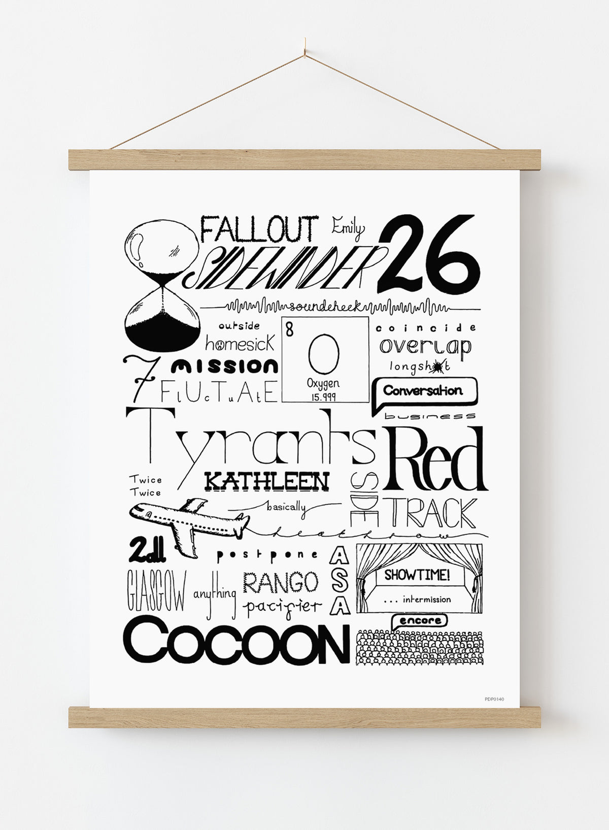 Catfish and the Bottleman Lyrics Art Print