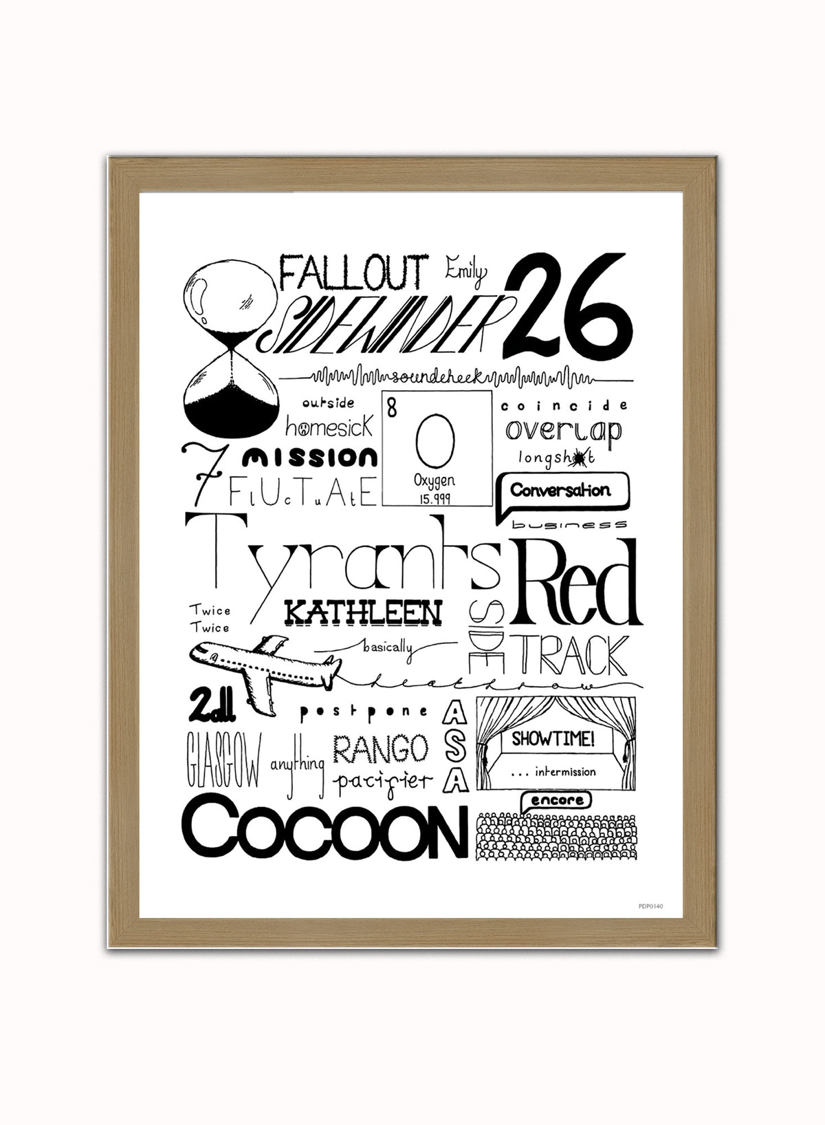Catfish and the Bottleman Lyrics Art Print