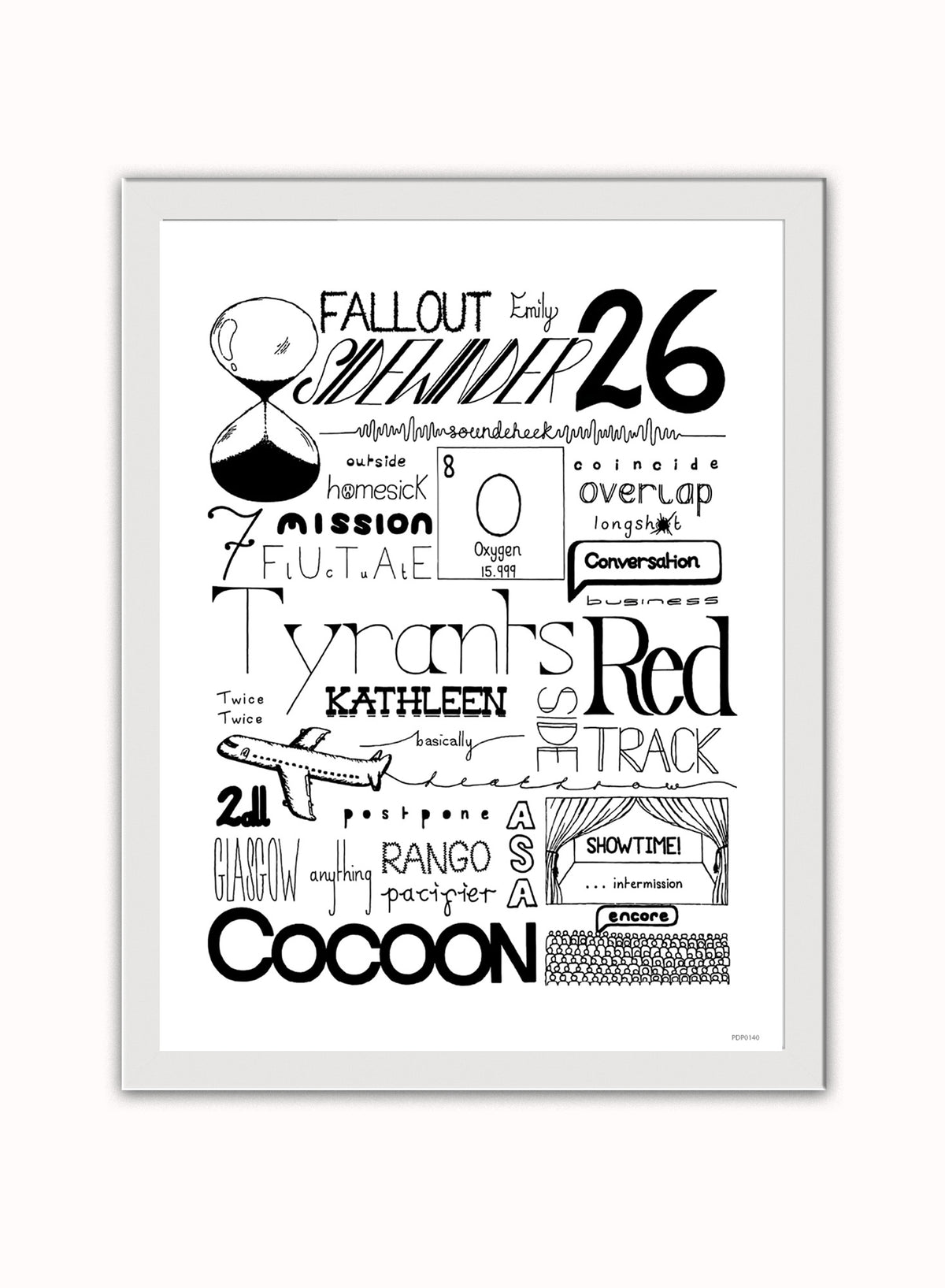Catfish and the Bottleman Lyrics Art Print