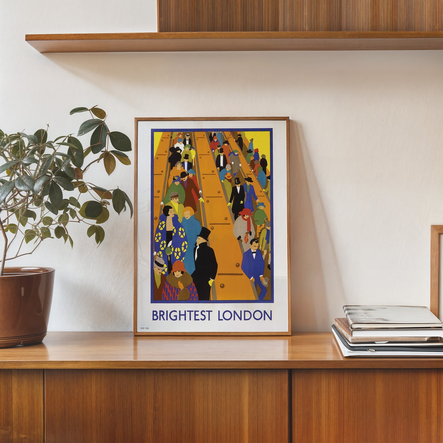 Brightest London,Vinatge Travel Poster by Horace Taylor 30x40cm Art Print