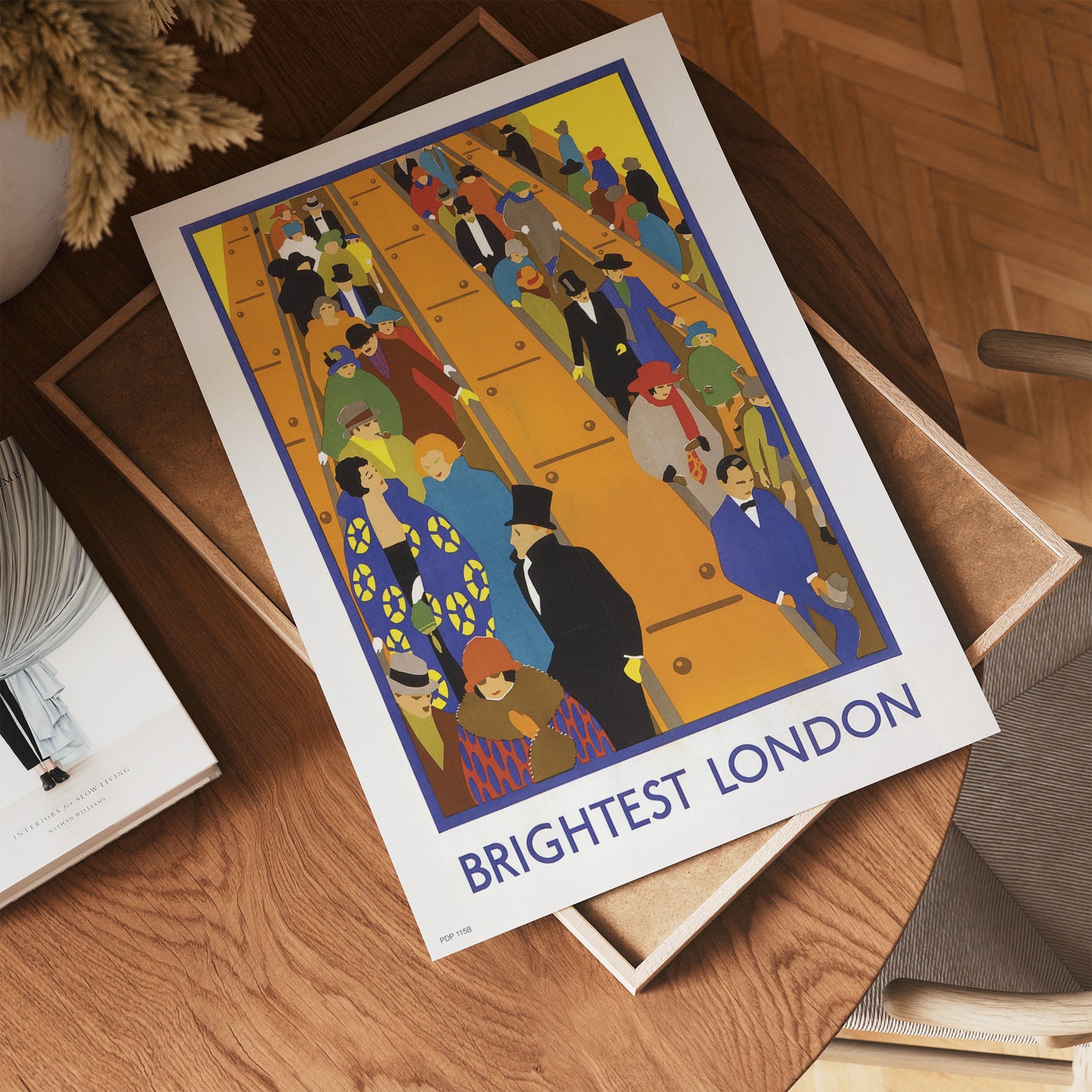 Brightest London,Vinatge Travel Poster by Horace Taylor 30x40cm Art Print