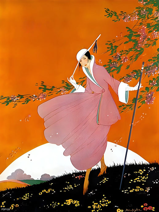 Helen Dryden Fashion Art Print  Featured on Vogue March 1916