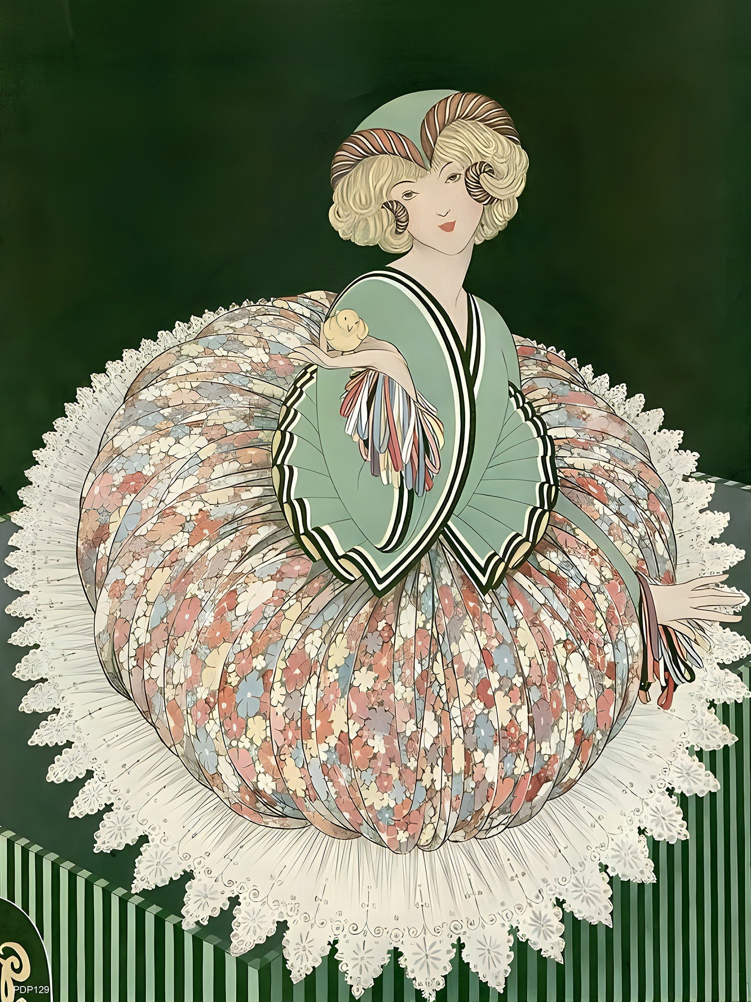 George Wolfe Plank Fashion Art Print  featured on Vogue April 1916