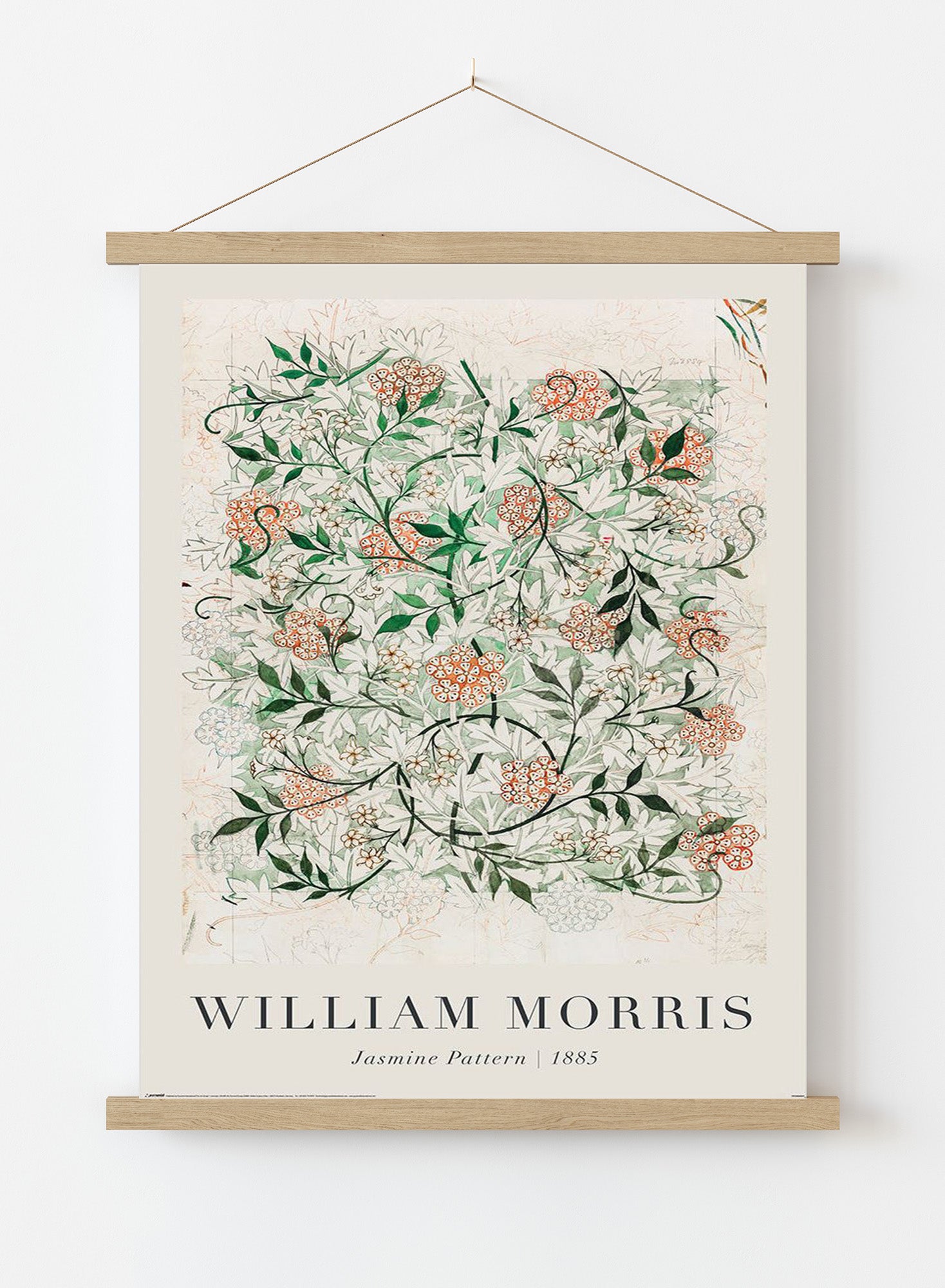 William Morris (Jasmine In Progress) Maxi Poster (61x91.5cm)