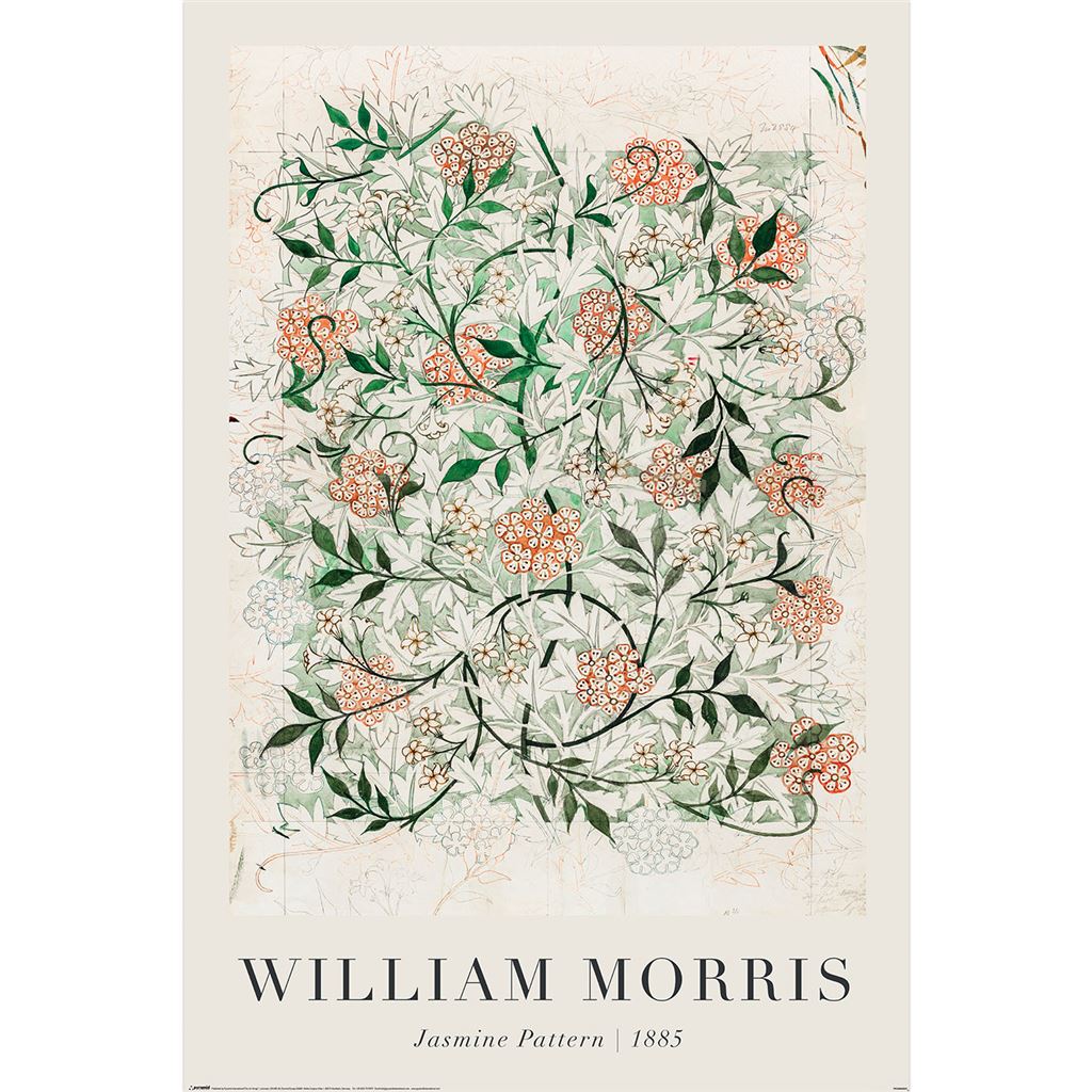 William Morris (Jasmine In Progress) Maxi Poster (61x91.5cm)