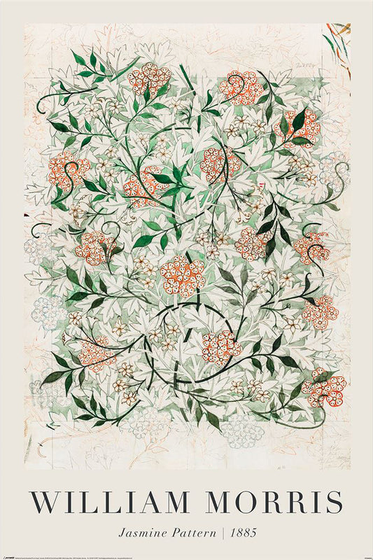 William Morris (Jasmine In Progress) Maxi Poster (61x91.5cm)