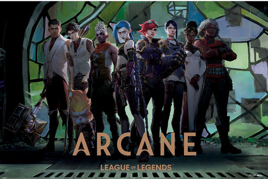 Arcane (Characters In Zaun Arcade) Maxi Poster 61 x 91.5cm