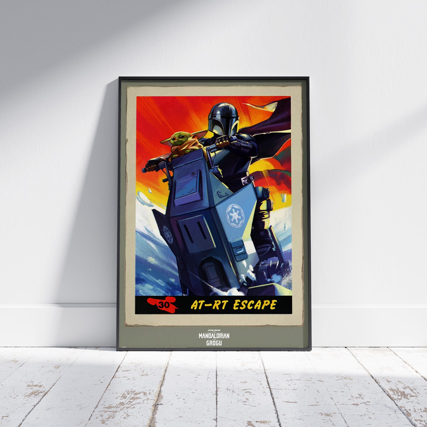 Mandalorian and Grogu Art Escape 61x91.5cm Poster