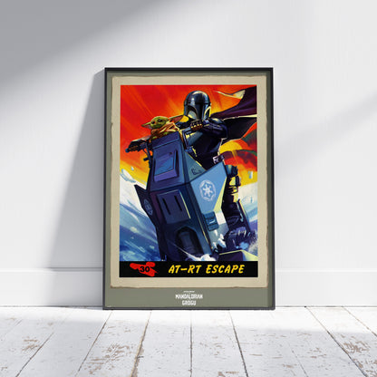 Mandalorian and Grogu Art Escape 61x91.5cm Poster