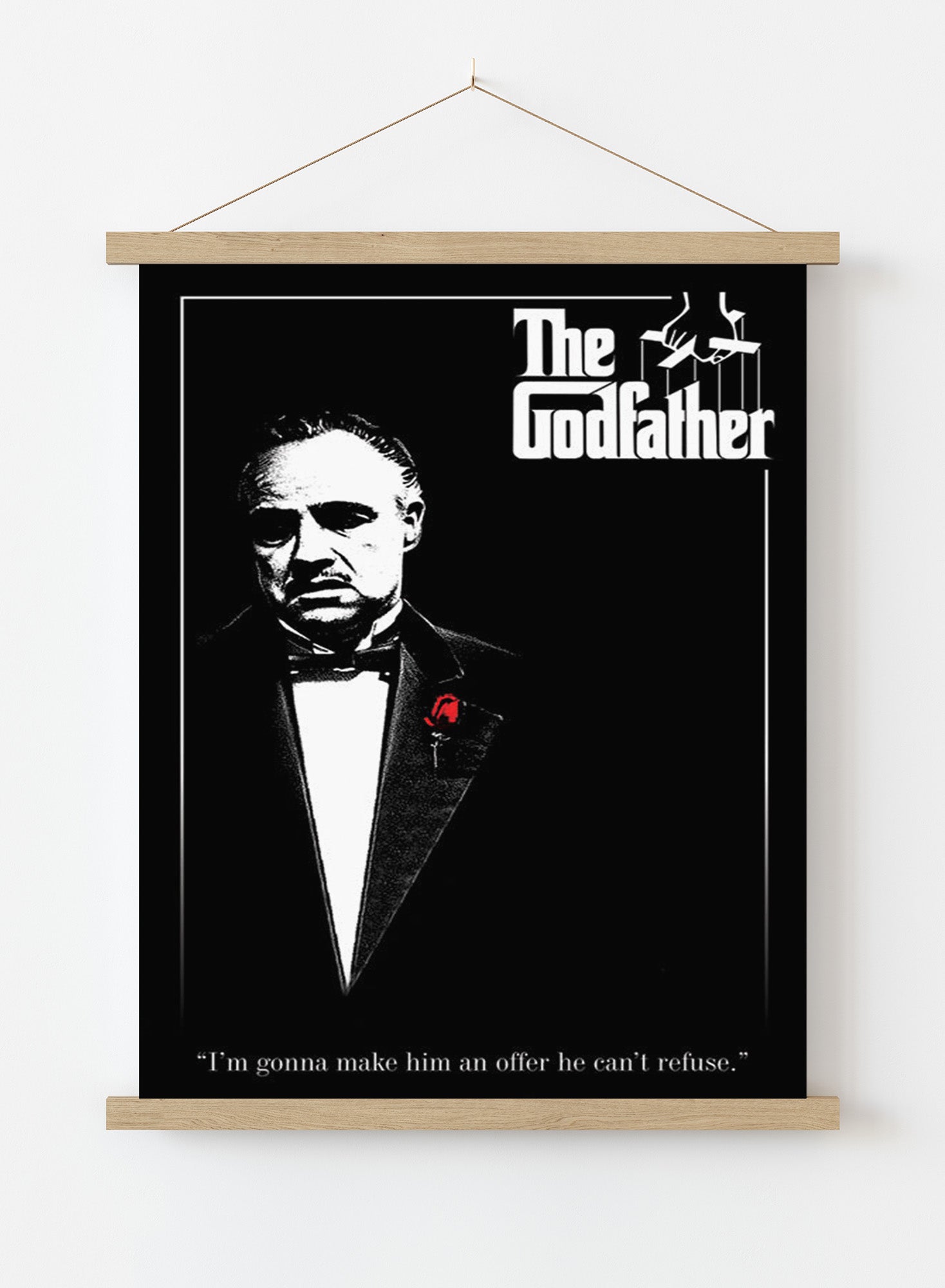 The Godfather (Red Rose) Poster 61x91.cm