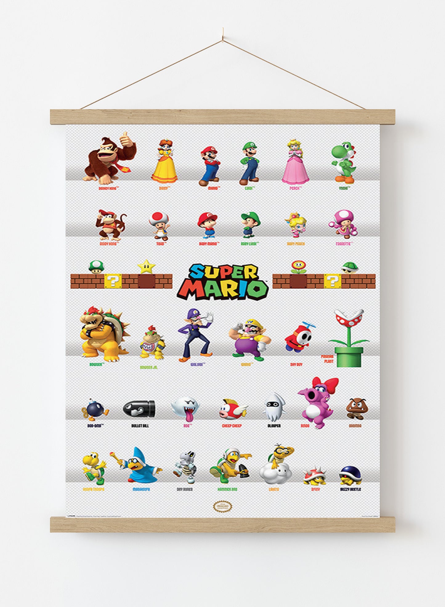 Super Mario (Character Parade) Poster 61x91.5cm