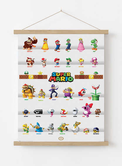 Super Mario (Character Parade) Poster 61x91.5cm