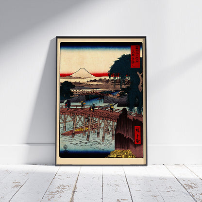 Hiroshige (Ichikoku Bridge In The Eastern Capital Poster 61x91.5cm