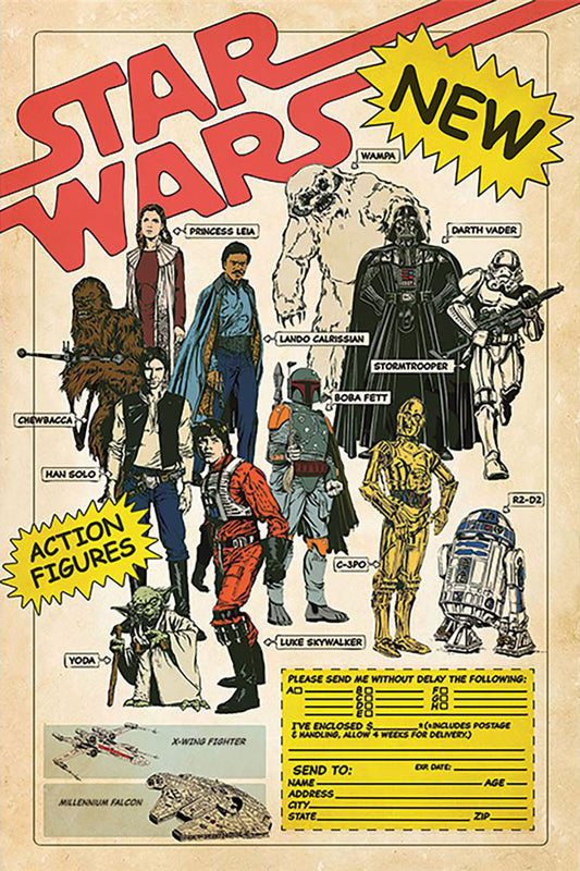 Star Wars  Poster 61x91.5cm (Action Figures) Poster