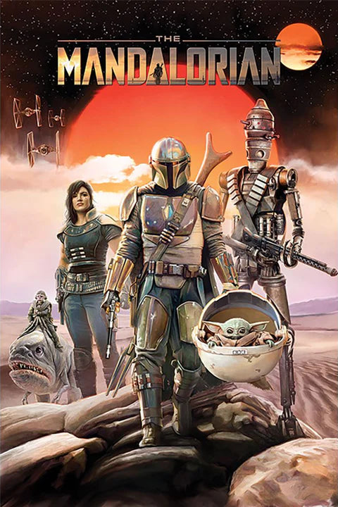 Star Wars The Mandalorian (Group) Maxi Poster 61x91.5cm