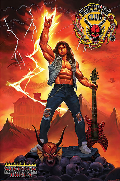 Stranger Things Eddie Guitar Poster 61 x 91.5cm