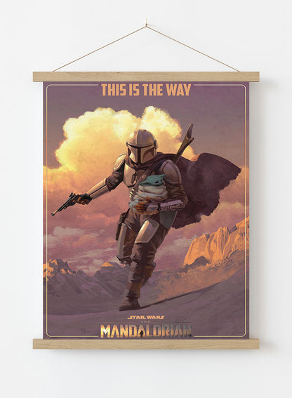 STAR WARS THE MANDALORIAN (ON THE RUN) MAXI POSTER 61x91.cm