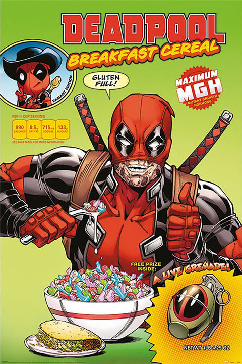 Deadpool (Cereal) poster 61 x 91.5cm