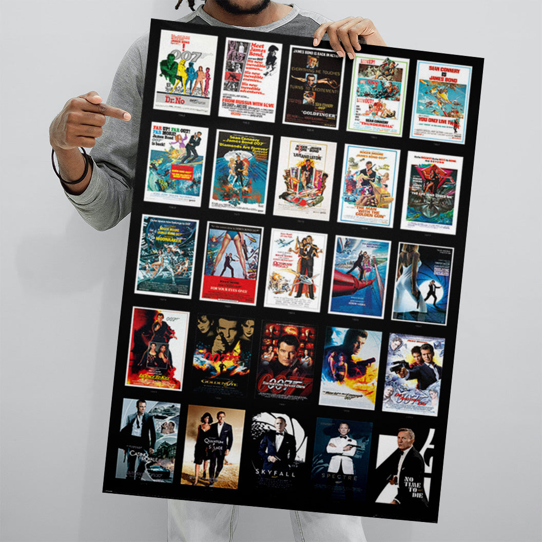 James Collection Poster James Bond Posters Collection 61 x 91.5cm – On the Wall Art Prints