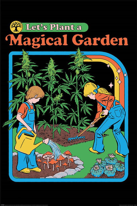 Steven Rhodes (Let's Plant A Magical Garden) Poster  61x91.cm