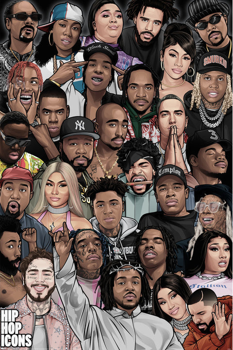 Hip Hop Icons 61 x 91.5cm