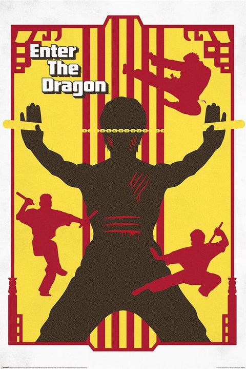 Warner Bros. 100 Art Of The 100th (Enter The Dragon) 61 x 91.5cm