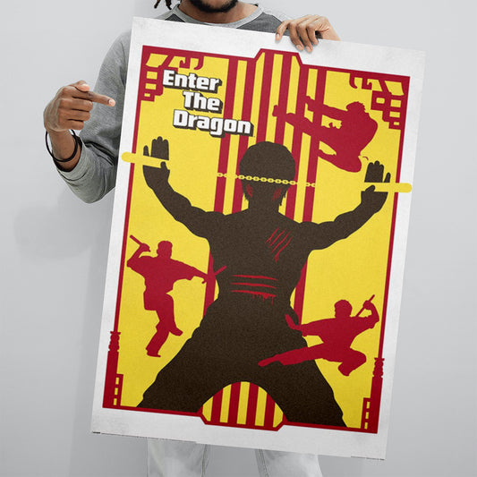 Warner Bros. 100 Art Of The 100th (Enter The Dragon) 61 x 91.5cm