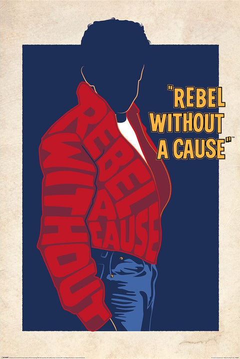 Warner Bros. 100 Art Of The 100th (Rebel Without A Cause) maxi poster 61 x 91.5cm