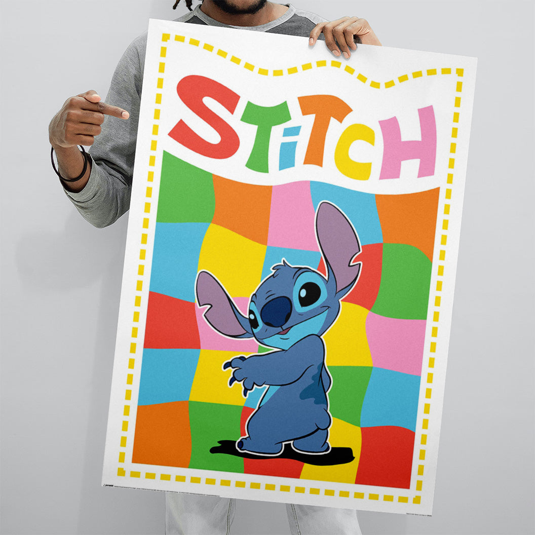 Stitch Math Posters Stitch (Lilo & Stitch) 61x91.5cm Poster – On the Wall Art Prints