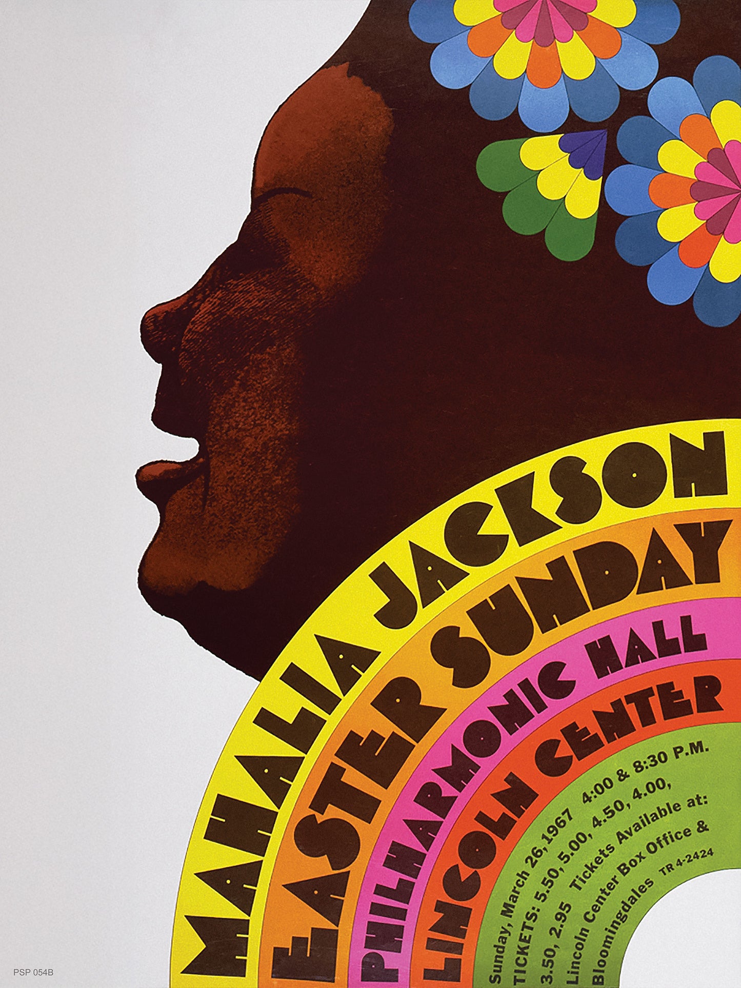 Mahalia Jackson Concert Poster Advertisement Poster Art Print 30x40m