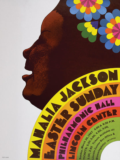 Mahalia Jackson Concert Poster Advertisement Poster Art Print 30x40m