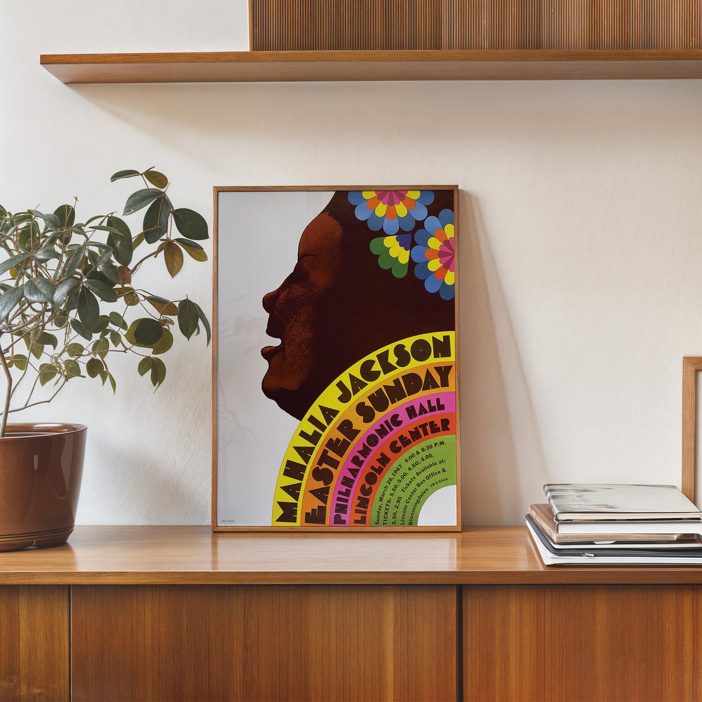 Mahalia Jackson Concert Poster Advertisement Poster Art Print 30x40m