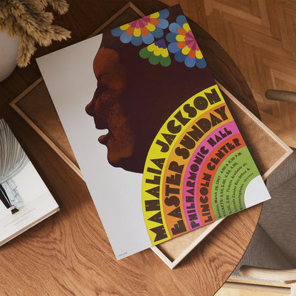 Mahalia Jackson Concert Poster Advertisement Poster Art Print 30x40m