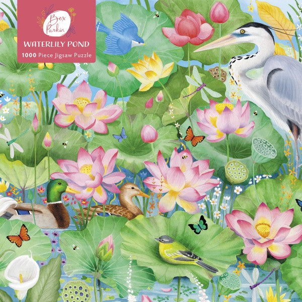 Adult Jigsaw Puzzle: Bex Parkin: Waterlily Pond 1000 piece