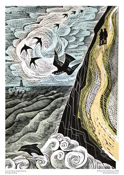 Adult 1000 Piece Sustainable Jigsaw Puzzle Angela Harding: Cornish Path