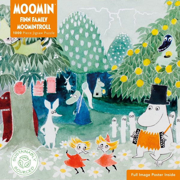Adult Sustainable Jigsaw Puzzle Moomin: Finn Family Moomintroll